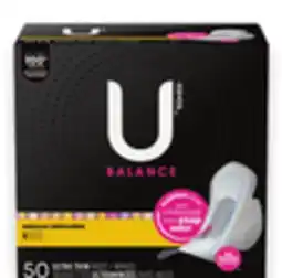 Walmart U by Kotex Jumbo Pack Premium Pads, Tampons or Liners offer