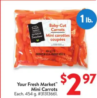 Walmart Your Fresh Market Mini Carrots offer