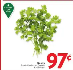Walmart Cilantro offer