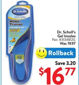 Walmart Dr. Scholl's Gel Insoles offer