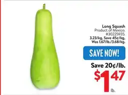 Walmart Long Squash offer