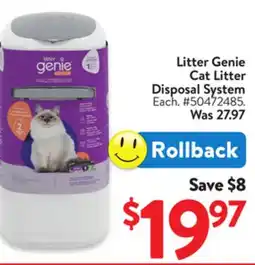 Walmart Litter Genie Cat Litter Disposal System offer