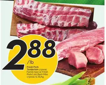 Sobeys Fresh Pork Tenderloin offer