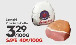Longo's Leoncini Prosciutto offer