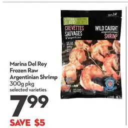 Longo's Frozen Raw Argentinian Shrimp offer