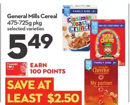 Longo's General Mills Cereal offer