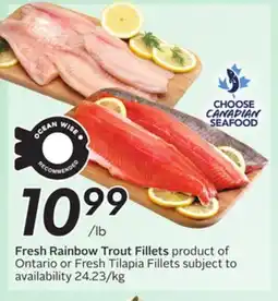 Sobeys Fresh Rainbow Trout Fillets offer