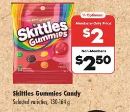 No Frills SKITTLES GUMMIES CANDY, 130-164 g offer