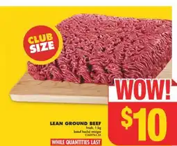 No Frills LEAN GROUND BEEF, 1 kg offer