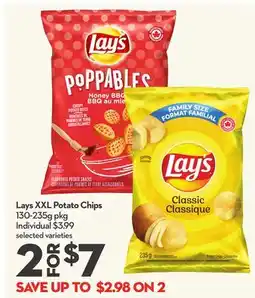 Longo's Lays XXL Potato Chips offer