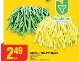 No Frills GREEN or YELLOW BEANS offer