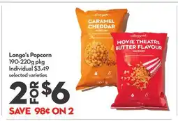 Longo's Popcorn offer