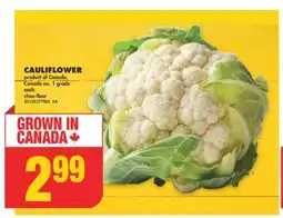 No Frills CAULIFLOWER offer
