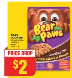 No Frills DARE COOKIES, 168-360 g offer