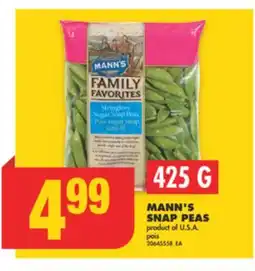 No Frills MANN'S SNAP PEAS, 425 G offer