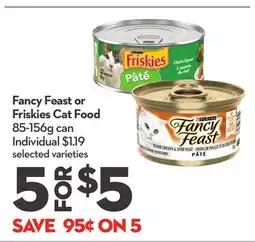 Longo's Fancy Feast or Friskies Cat Food offer