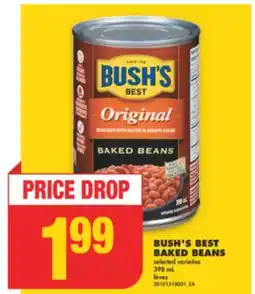 No Frills BUSH'S BEST BAKED BEANS, 398 mL offer