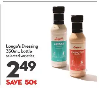 Longo's Dressing offer