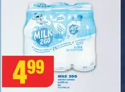 No Frills MILK 2GO, 6x200 mL offer