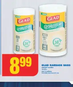 No Frills GLAD GARBAGE BAGS, 10-52' s offer