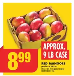 No Frills RED MANGOES, APPROX. 9 LB CASE offer