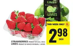 Food Basics STRAWBERRIES OR LIMES offer