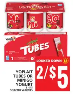 Food Basics YOPLAIT TUBES OR MINIGO YOGURT offer