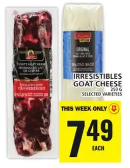 Food Basics IRRESISTIBLES GOAT CHEESE offer