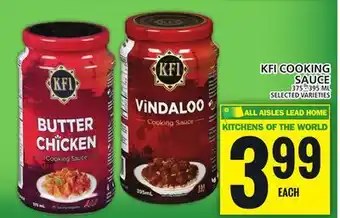 Food Basics KFI COOKING SAUCE offer