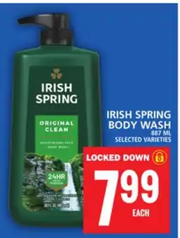 Food Basics IRISH SPRING BODY WASH offer