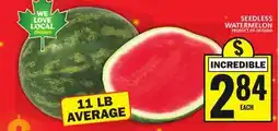 Food Basics SEEDLESS WATERMELON offer