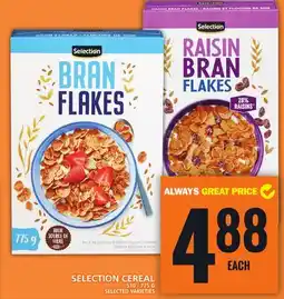 Food Basics SELECTION CEREAL offer