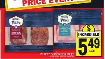 Food Basics PILLER'S SLICED DELI MEAT offer