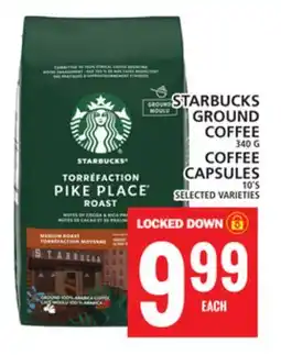 Food Basics STARBUCKS GROUND COFFEE OR COFFEE CAPSULES offer