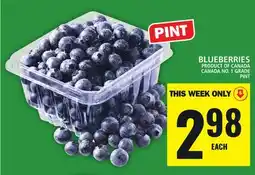 Food Basics BLUEBERRIES offer