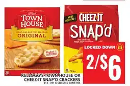 Food Basics KELLOGG'S TOWN HOUSE OR CHEEZ-IT SNAP'D CRACKERS offer