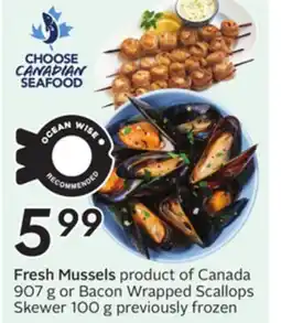 Sobeys Fresh Mussels offer