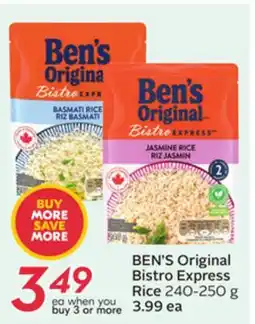 Sobeys BEN'S Original Bistro Express Rice offer