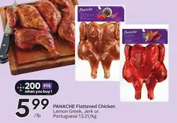 Sobeys PANACHE Flattened Chicken offer