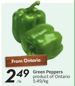 Sobeys Green Peppers offer