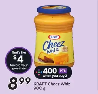 Sobeys KRAFT Cheez Whiz offer