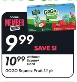 Sobeys GOGO Squeez Fruit offer