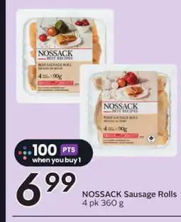 Sobeys NOSSACK Sausage Rolls offer