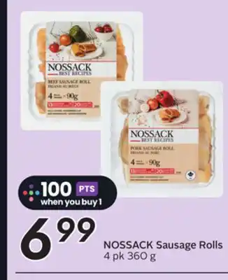 Sobeys NOSSACK Sausage Rolls offer