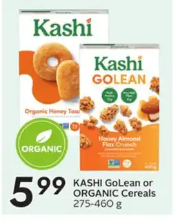Sobeys KASHI GoLean or ORGANIC Cereals offer