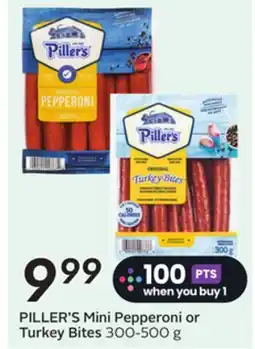 Sobeys PILLER'S Mini Pepperoni or Turkey Bites offer
