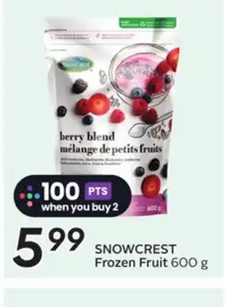 Sobeys SNOWCREST Frozen Fruit offer