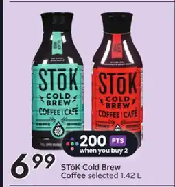 Sobeys STōK Cold Brew Coffee offer