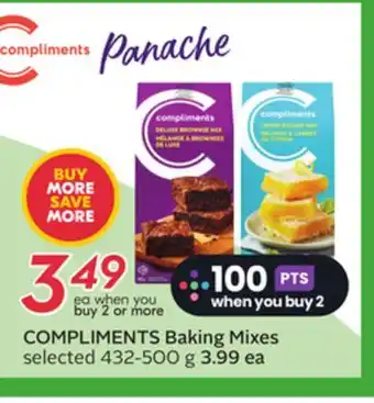 Sobeys COMPLIMENTS Baking Mixes offer