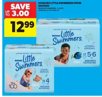 Real Canadian Superstore HUGGIES LITTLE SWIMMERS SWIM DIAPERS, 17-20'S offer